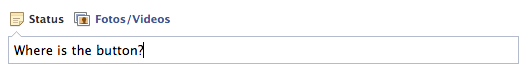 facebook’s input field without a button